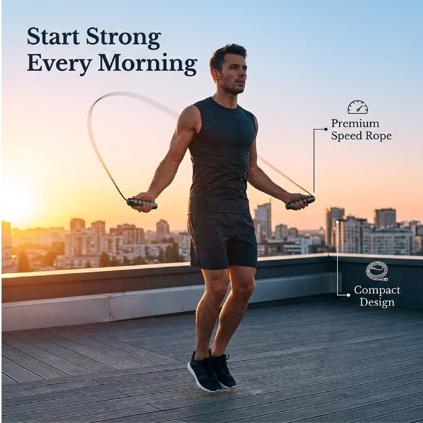 Skipping Rope Jump Speed Exercise Rope