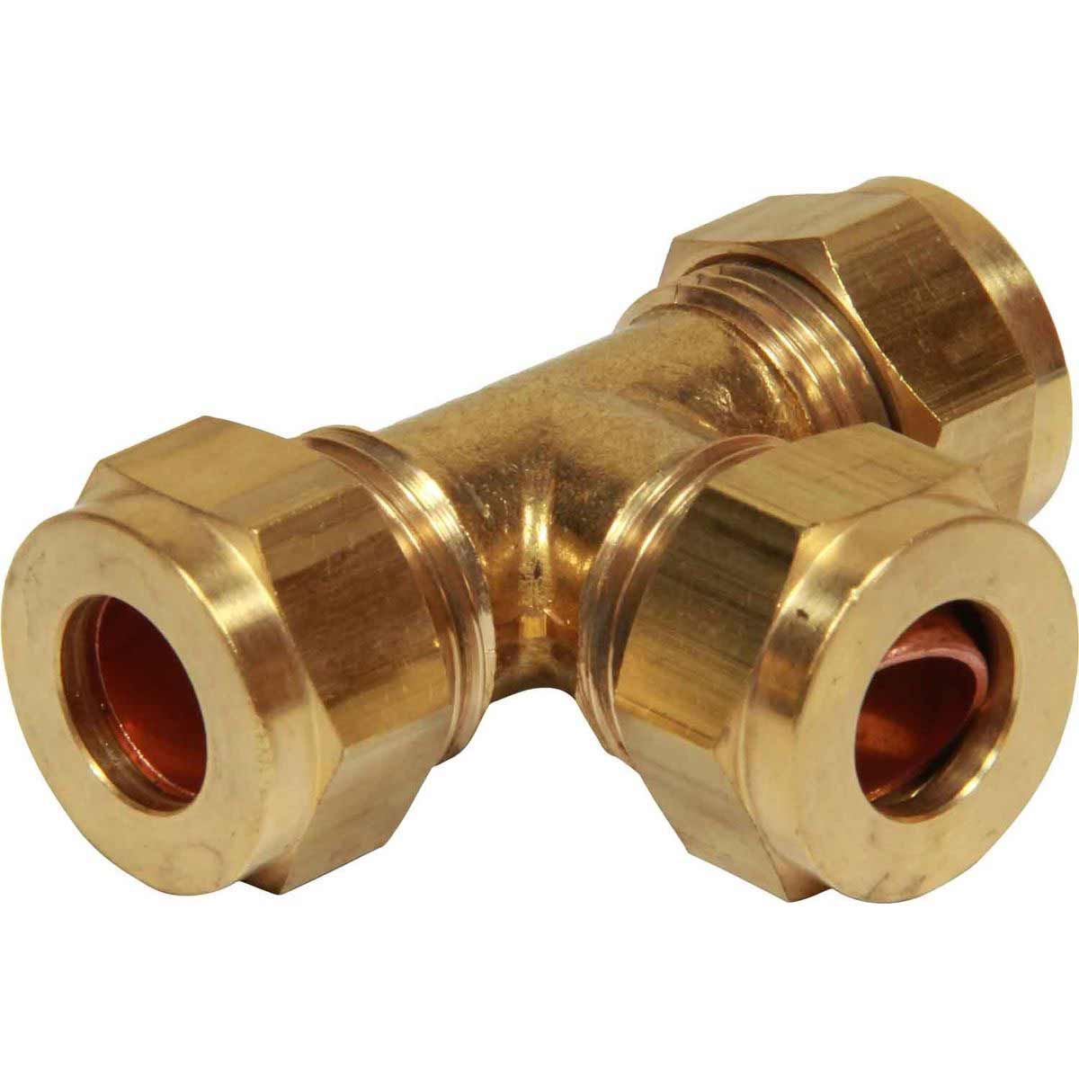 AG Compression Tee Piece (1/8" Each End) 1-18810