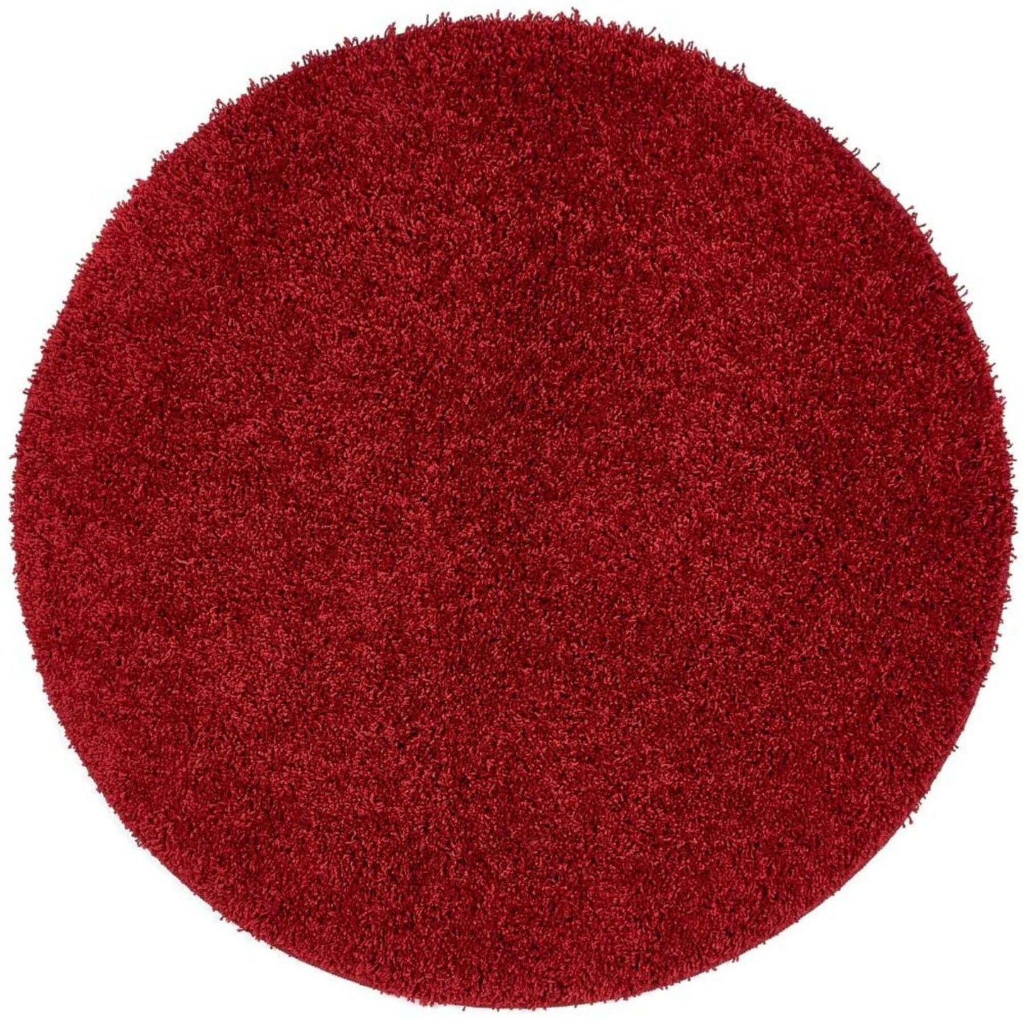 Washable Red Shaggy Rug