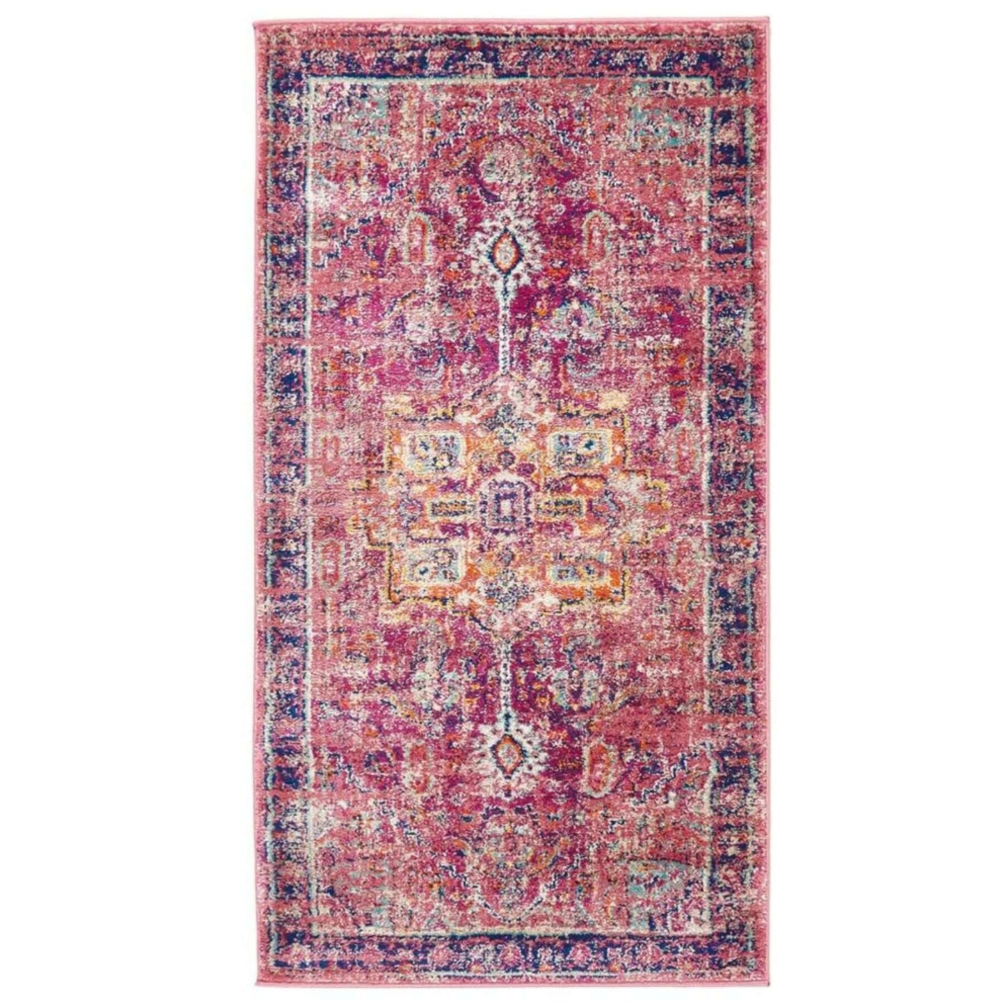 Granada Multicolour Vintage Rug | Ruby