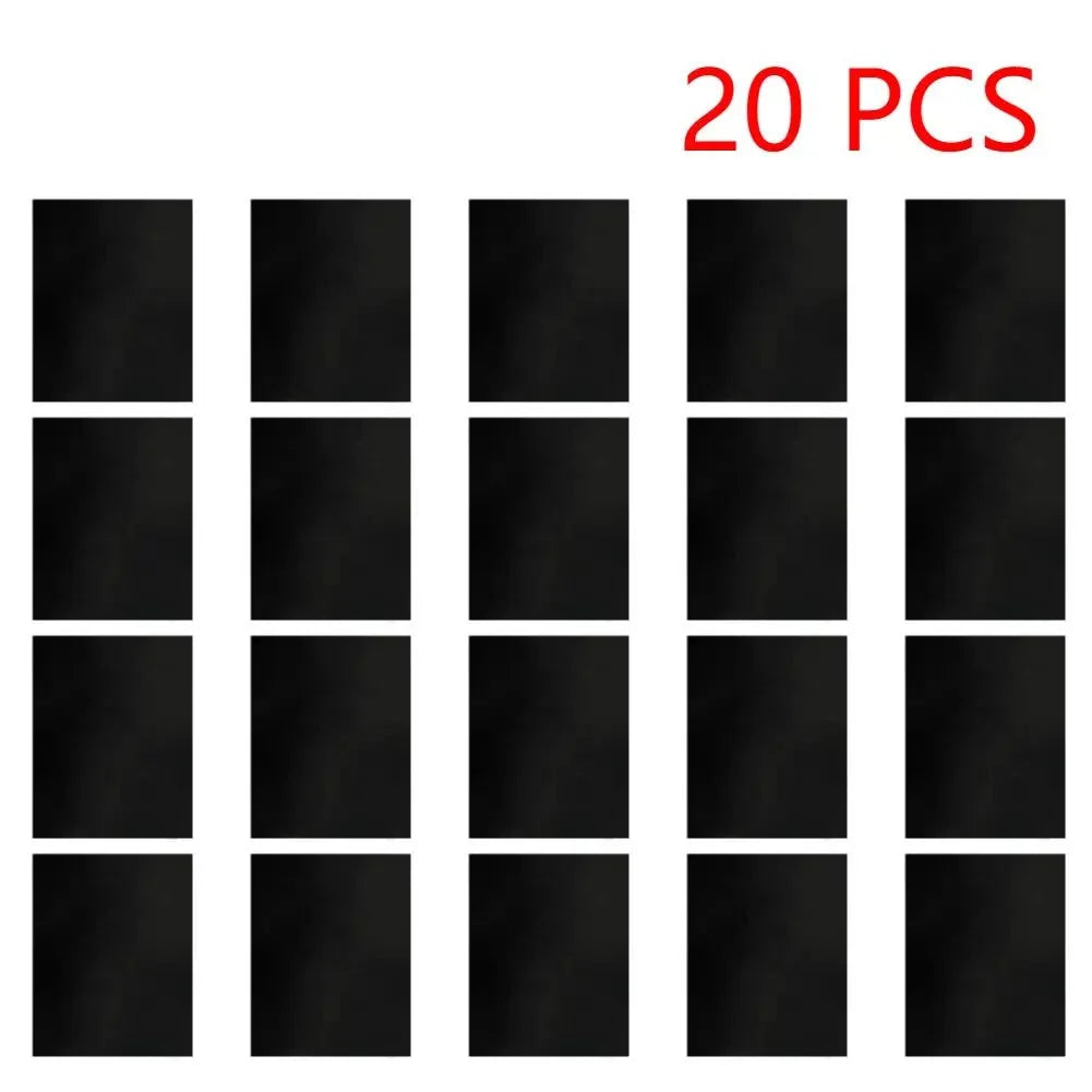 1–20Pcs Non-Stick BBQ Grill Mat – Reusable Heat-Resistant Outdoor Baking Sheet Pad for Barbecue, 40x50cm & 33x40cm