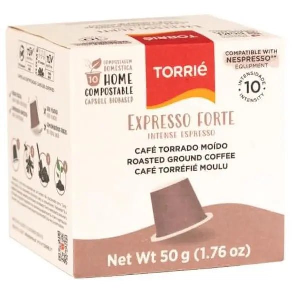 100% Home Compostable Nespresso Compatible Intense Strong Coffee 10 Capsules