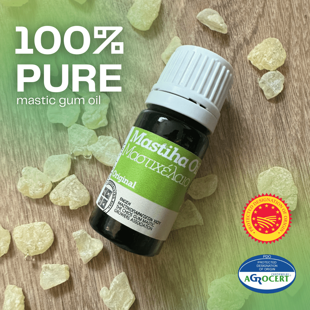 100% Pure Organic Greek Chios Mastic Gum Essential Oil 5 ml | Lab Tested