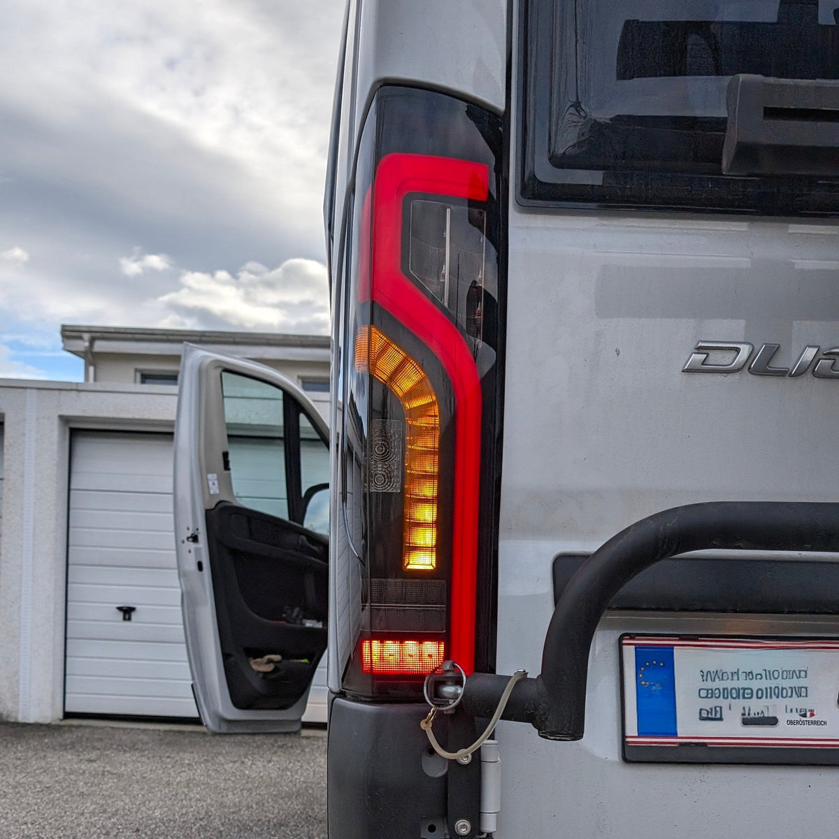 For Peugeot Boxer Full LED Rear Light Cluster | Tail Light, Rear Light Unit, Smoked LED Replacement | Van-X