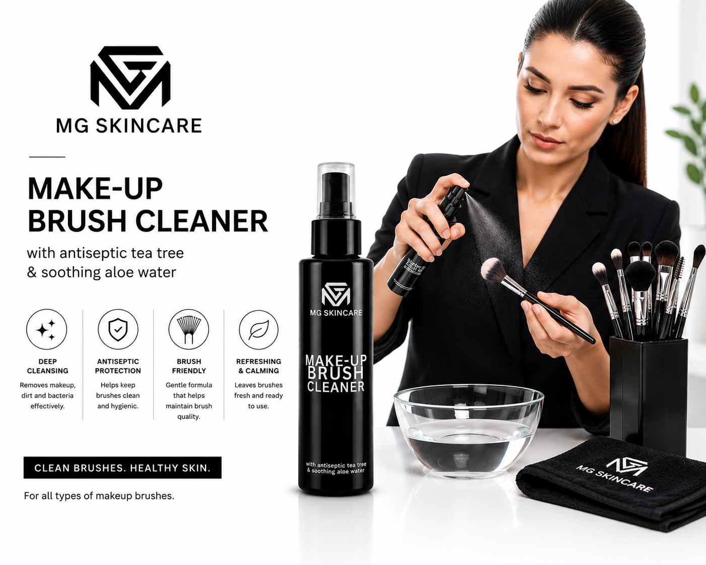 MAKEUP BRUSH CLEANER SPRAY. 150ml