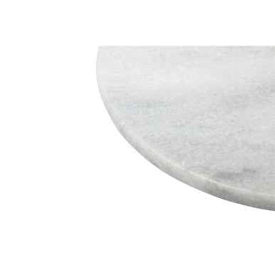 Salerno White Marble Lazy Susan