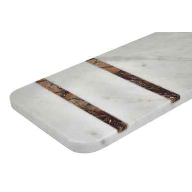 Annika White And Brown Forest Marble Paddle Board