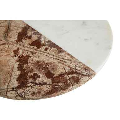 Annika White And Brown Marble Round Paddle Board
