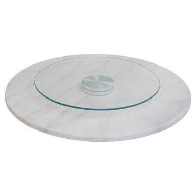 Kindia Round Marble Lazy Susan