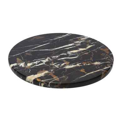Marmore Black And Gold Marble Lazy Susan