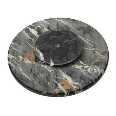 Marmore Black And Gold Marble Lazy Susan