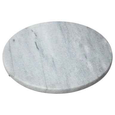 Salerno White Marble Round Chopping and Serving Board