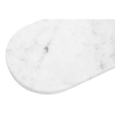 Kindia Oval White Marble Serving Board