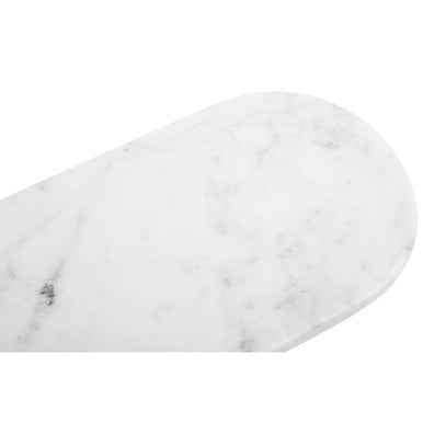 Kindia Oval White Marble Serving Board