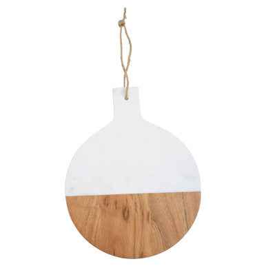 Monzaro Large Marble And Acacia Wood Paddle Board