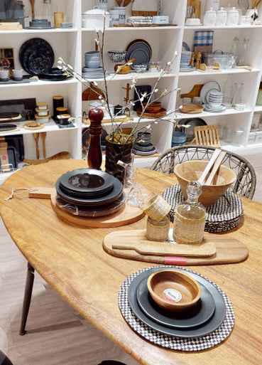 Salmo Red Marble Lazy Susan