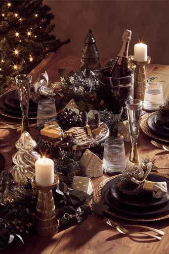 Marmore Black Marble Cake Stand