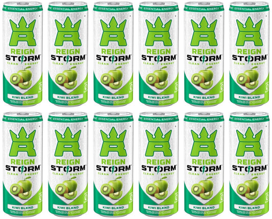 12 x Reign Storm Kiwi Blend 355Ml