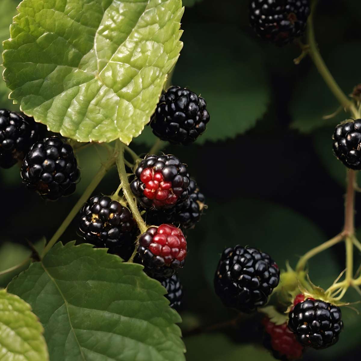 Blackberry plant - 4 pcs. - Rubus fruticosus 'Thornfree' - H50-60cm - ⌀15cm