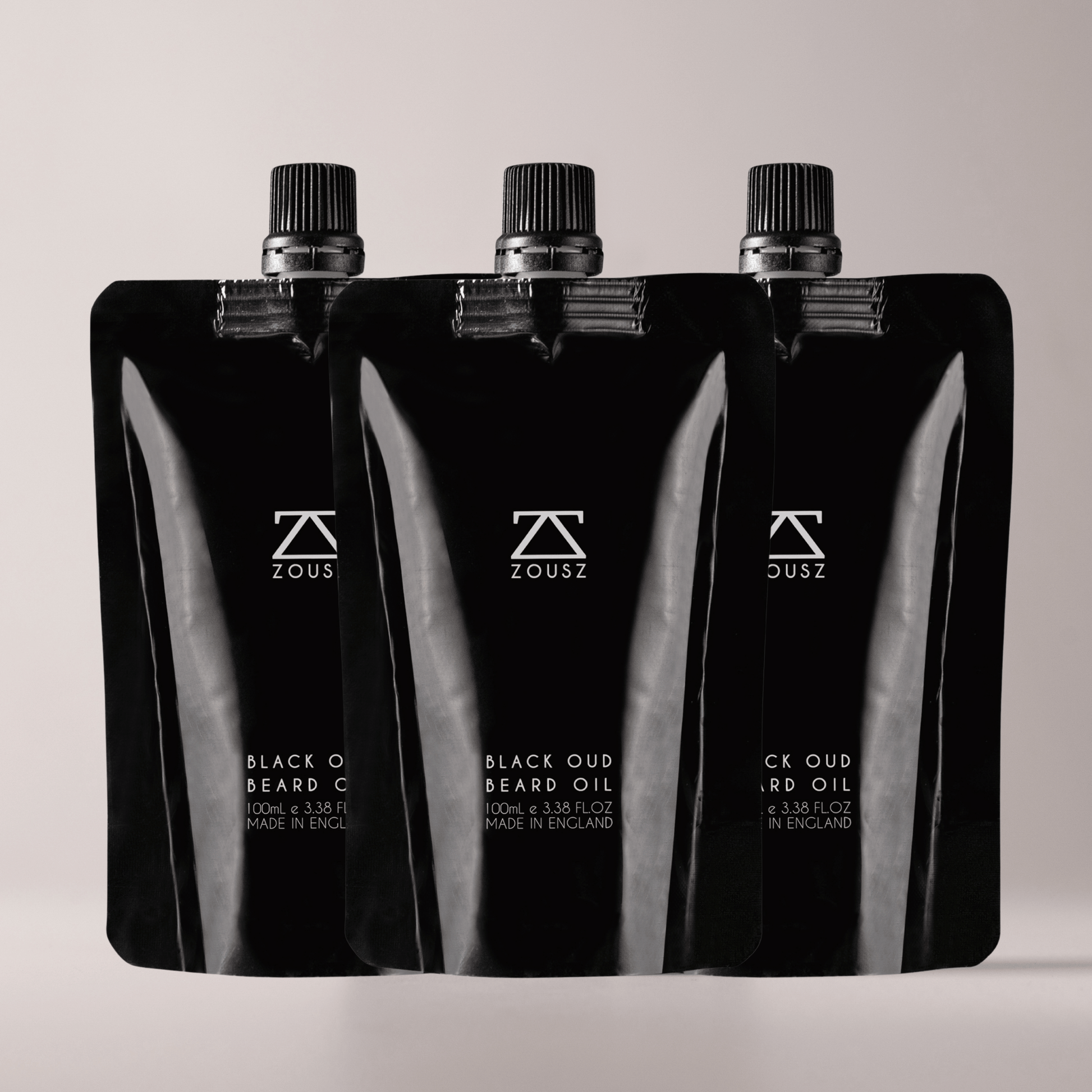 Black Oud Beard Oil 100mL Refill Pouch