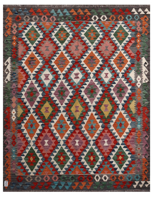 Maimana Afghanistan Kilim Rug - 199 x158 cm
