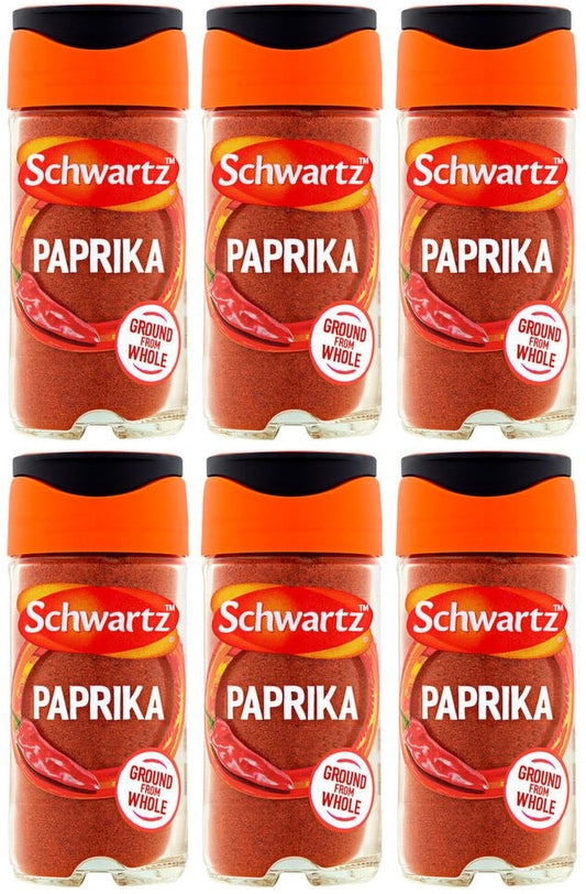6 x Schwartz Paprika - 40