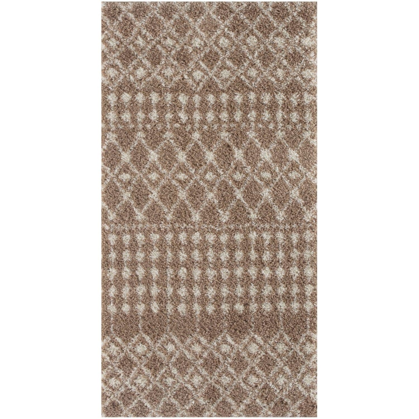 Moroccan Beige Shaggy Rug | 1020
