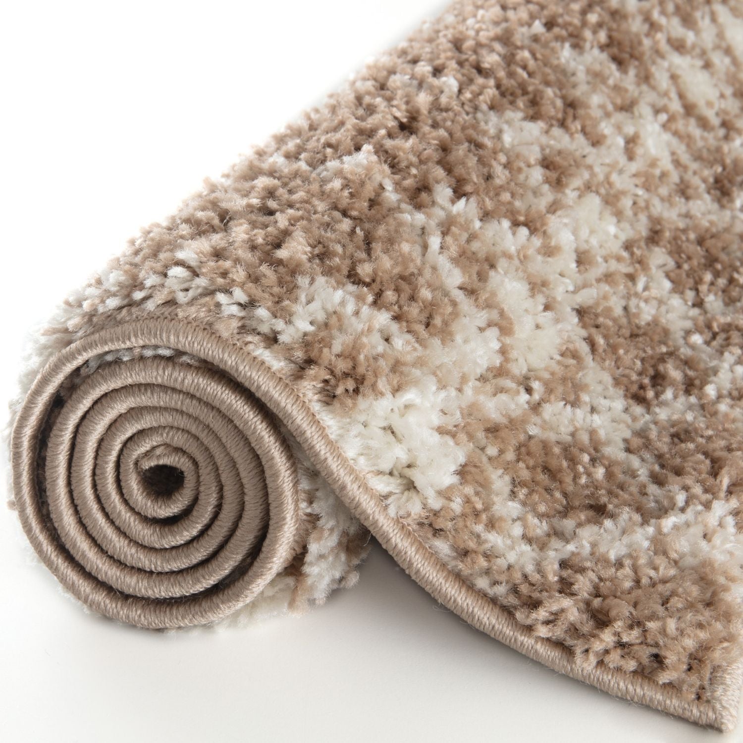 Moroccan Beige Shaggy Rug | 1020