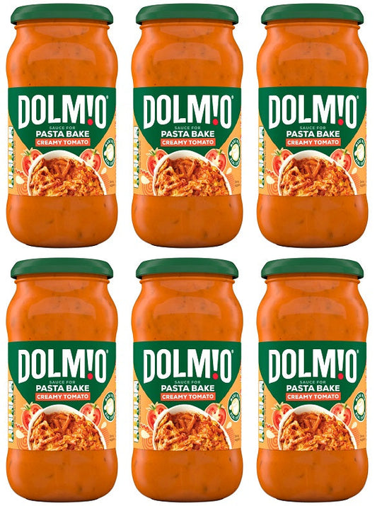 6 x Dolmio Sauce For Pasta Bake Creamy Tomato 450G