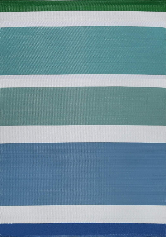 Rainbow Outdoor Rug Blue | 1030