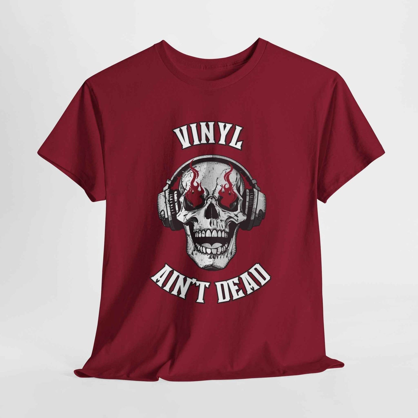 'Vinyl Ain't Dead' Skull Men's T-Shirt
