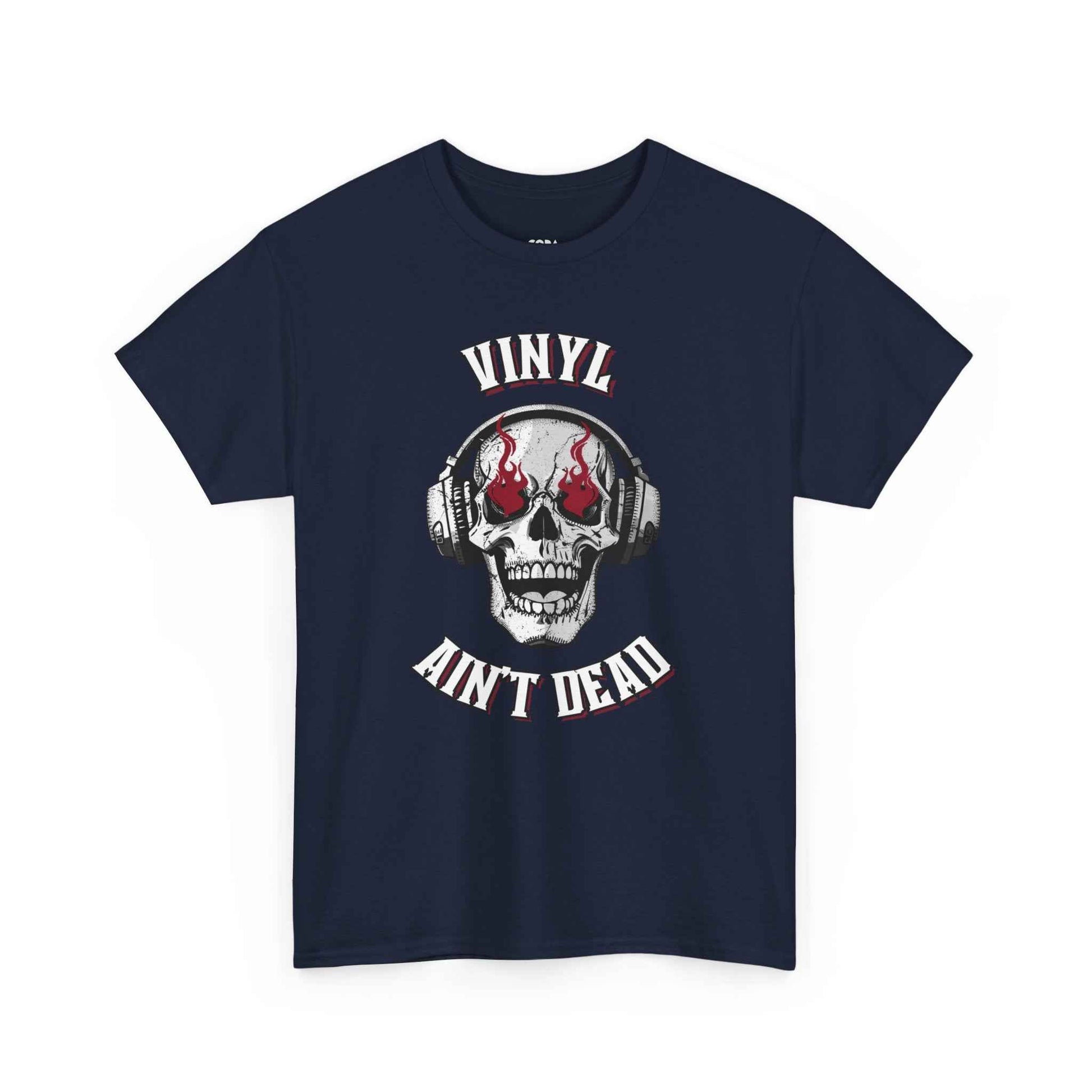 'Vinyl Ain't Dead' Skull Men's T-Shirt