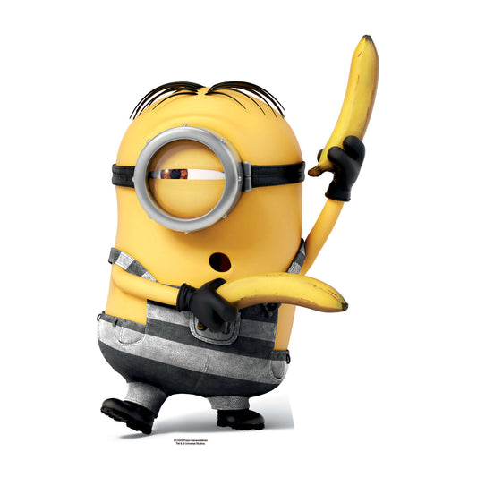 SC1043 Prison Banana Minion Cardboard Cut Out Height 84cm