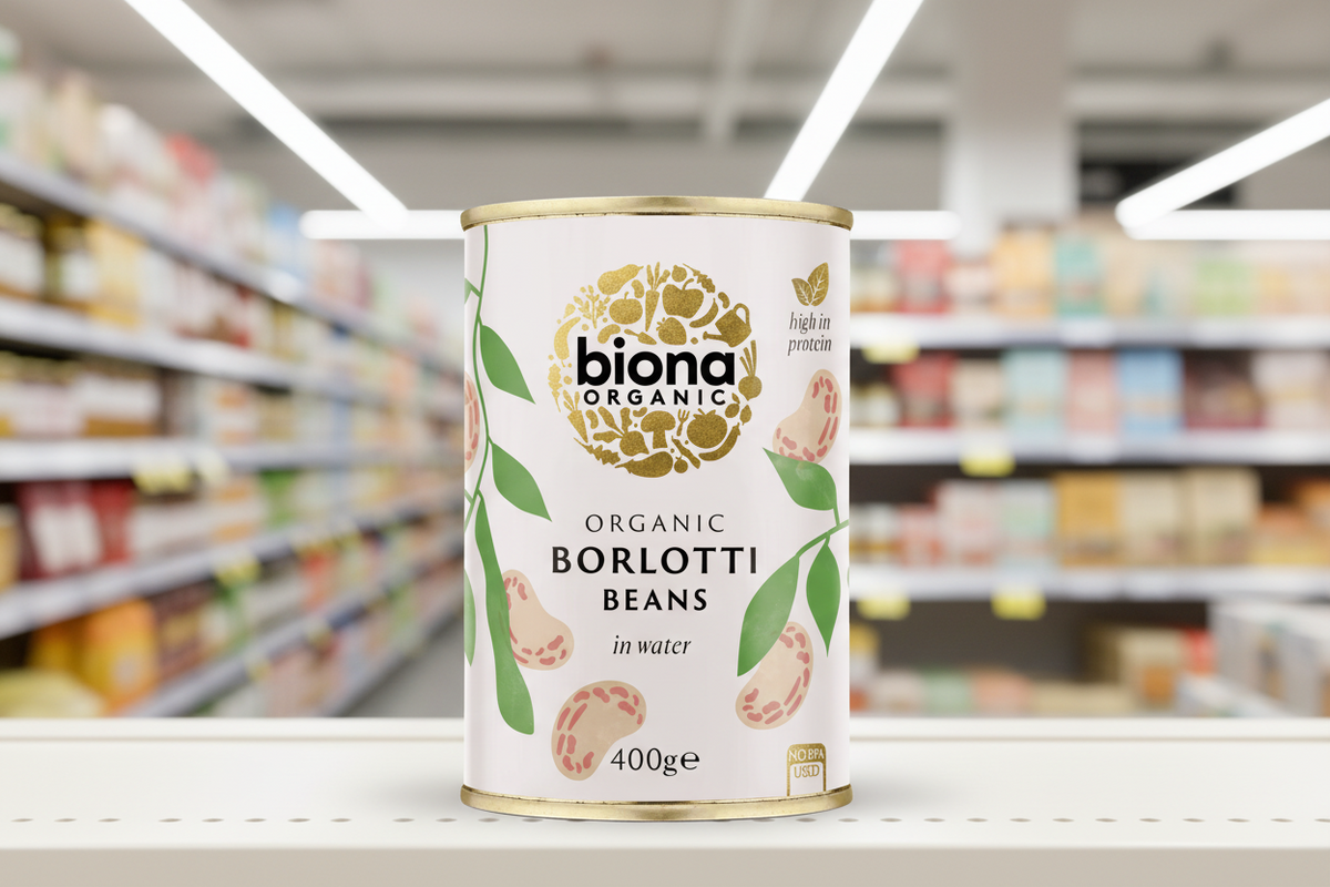 Biona Organic Borlotti Beans - 400g