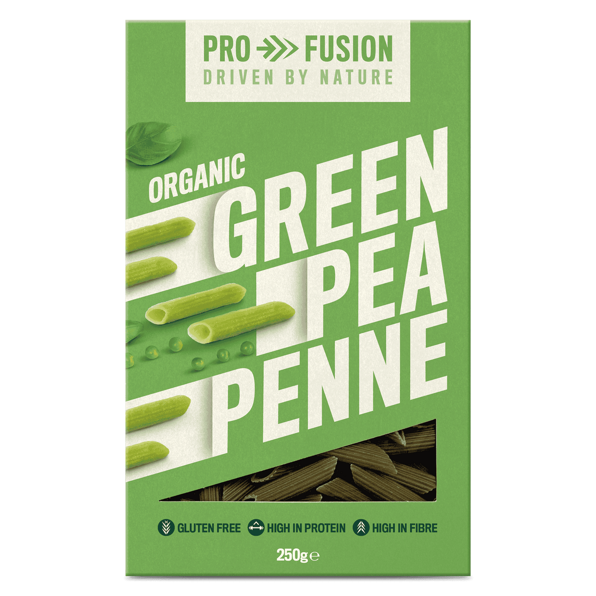Profusion Organic Green Pea Penne - GF - 250g