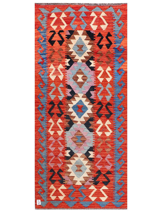 Maimana Afghanistan Kilim Rug - 234 x 85 cm
