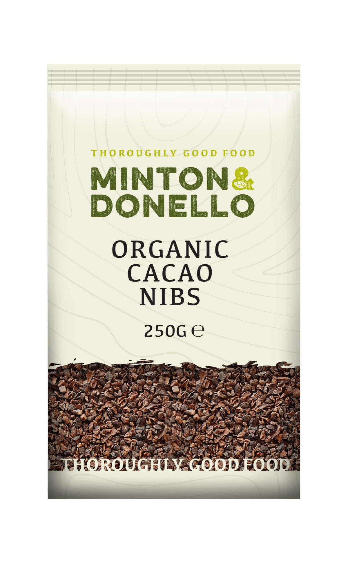 6 x Minton & Donello Cacao Nibs (Raw, Organic) - 250g