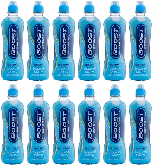12 x Boost Sport Isotonic Tropical Berry 500Ml