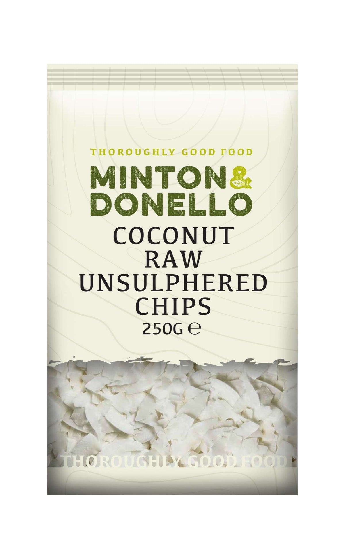 6 x Minton & Donello Coconut Raw Unsulphered Chips - 250g