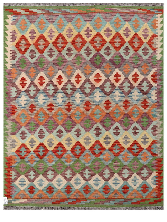 Maimana Afghanistan Kilim Rug - 193 x149 cm