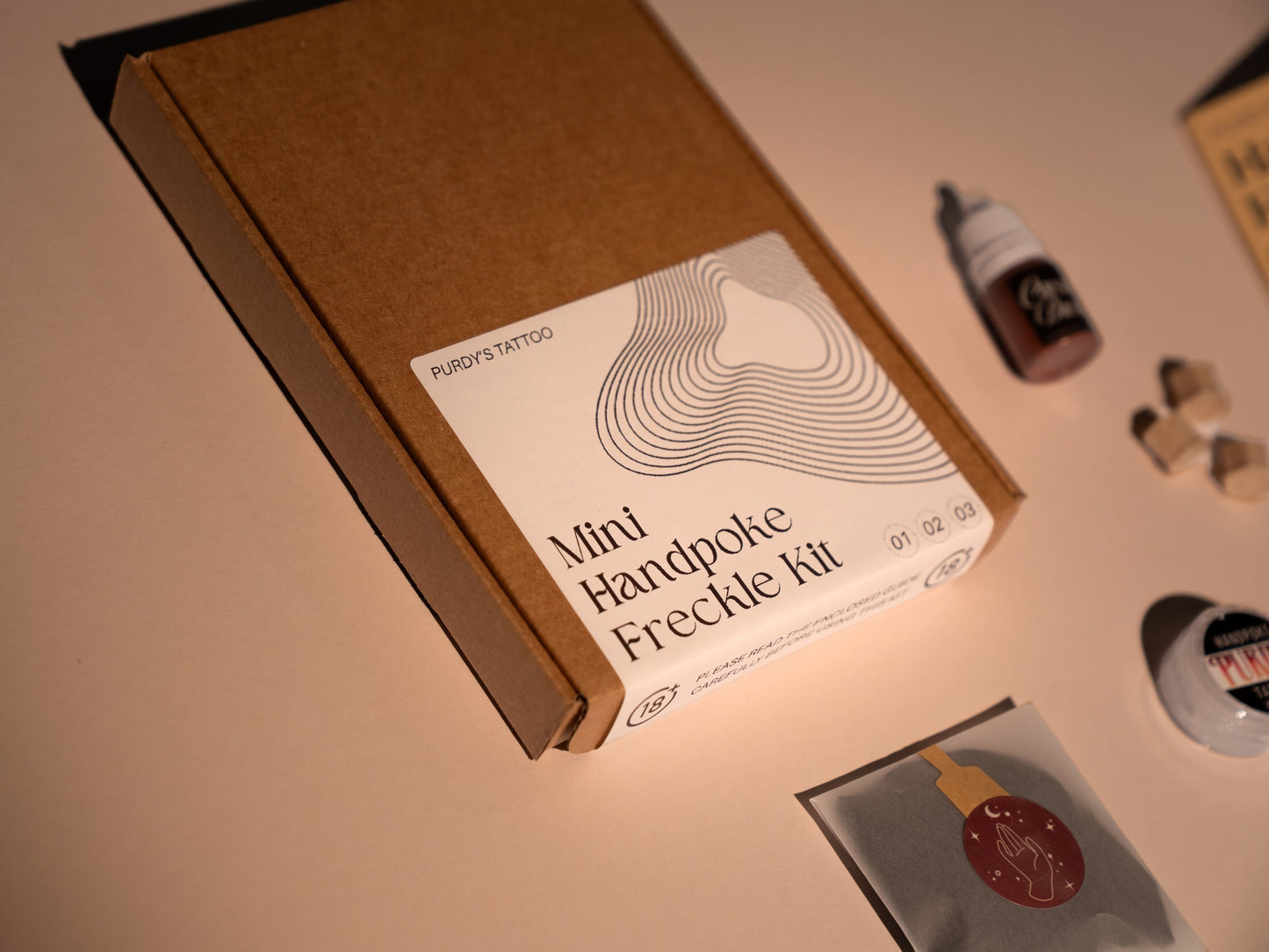 Mini Freckle Handpoke Tattoo Kit