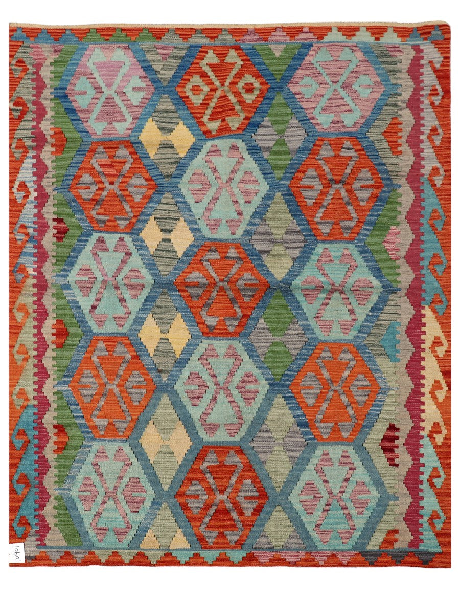 Maimana Afghanistan Kilim Rug - 191 x150 cm