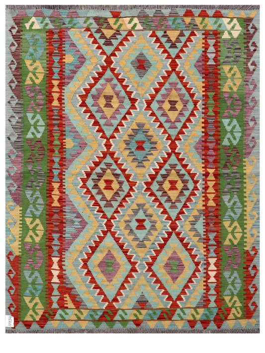 Maimana Afghanistan Kilim Rug - 194 x152 cm