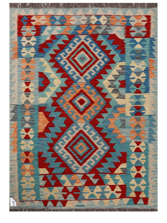 Maimana Afghanistan Kilim Rug - 170 x121 cm
