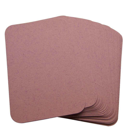 50 x Lilac Rounded Corner Blank Business Cards – 250gsm – Stamp, Write or Print