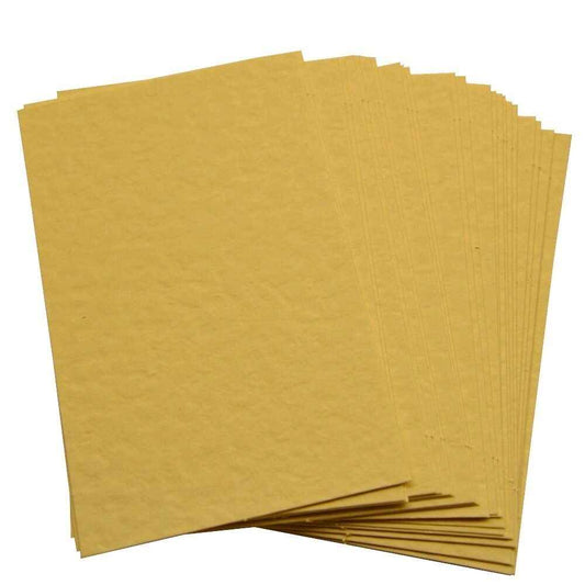 50 x Hammered Cream Blank Business Cards, 260gsm, Stamp, Write or Print Your Own