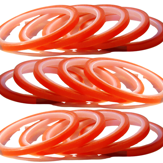 3mm x 5m Clear Double Sided Red Liner Tape for Crafts, Strong Sticky Adhesive