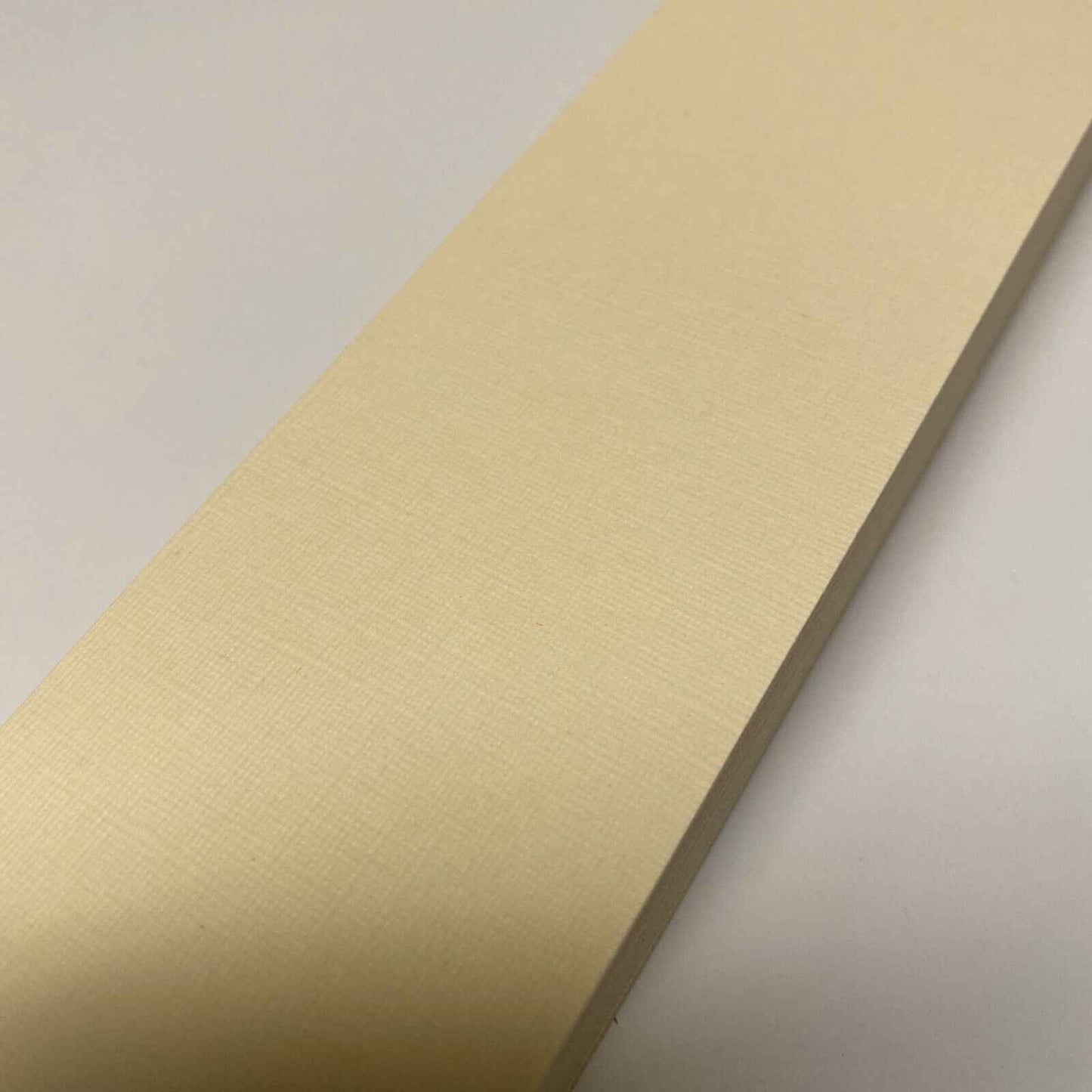 40 Linen Cream Card Bookmark Blanks. 210mm x 44mm, 255gsm. Crafts DIY Making