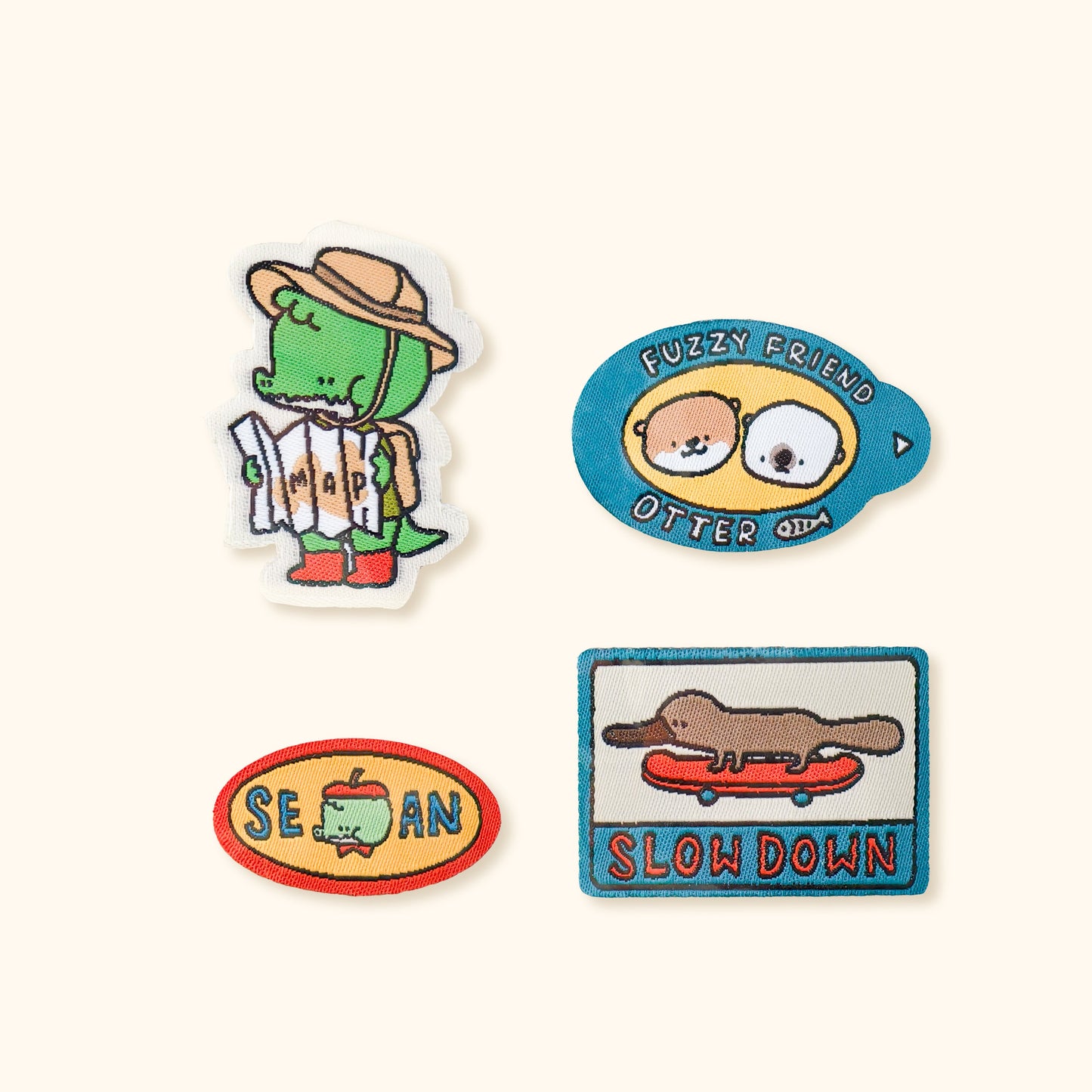 A Gator Life | Embroidered Sean Woven Label Sticker