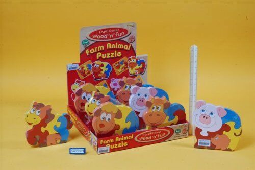 ACKERMAN Animal Farm Wooden Puzzle - 4 Designs Priced Each